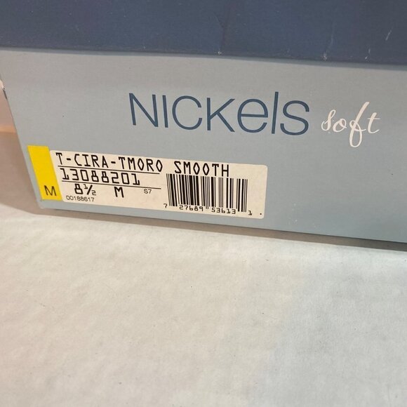 Nickels Soft Dark Brown Fabric Strappy Sling Back Sandals Size 8 1/2 - Picture 7 of 7